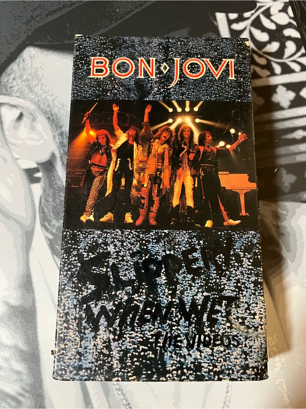 Bon Jovi slippery when wet the videos VHS movie tape 1987 PolyGram records